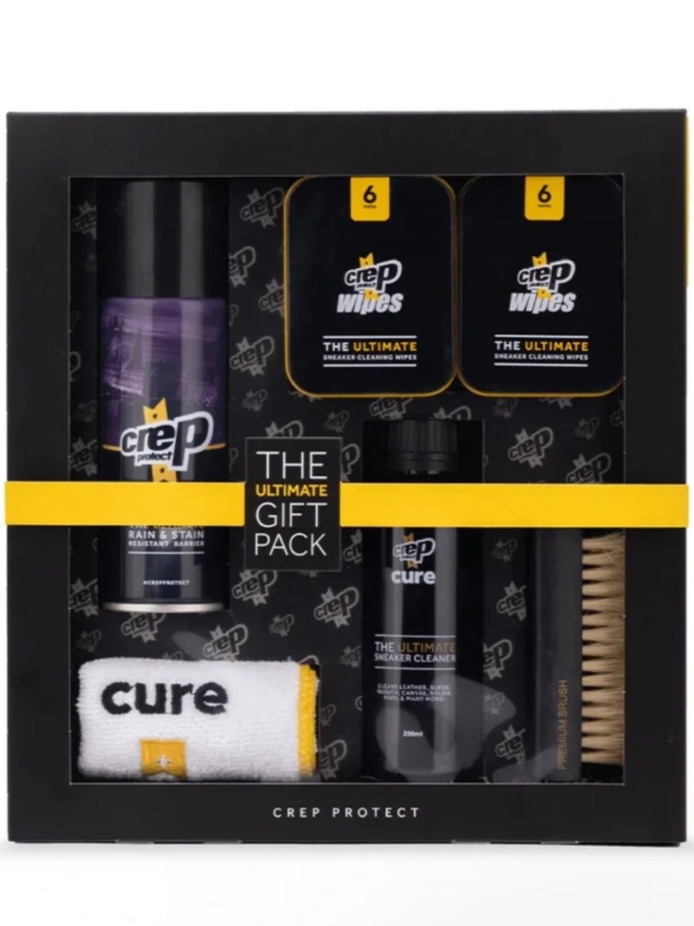 The Ultimate Gift Pack - Black & Yellow Shoe Care Set